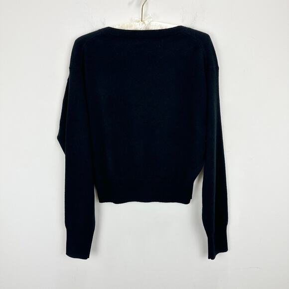 J. Crew Black V-Neck Sweater - Picture 8 of 12